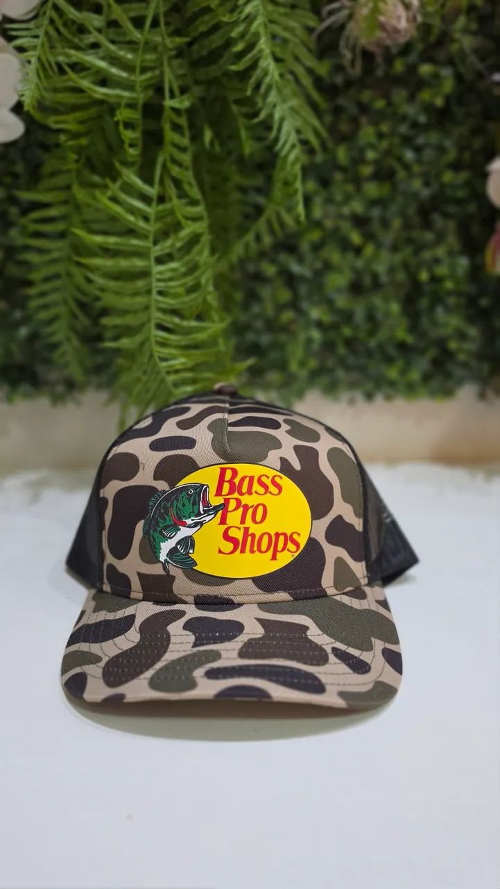 BONÉ BASS PRO SHOPS CAMUFLADO - NOVO -ORIGINAL  - Foto 5