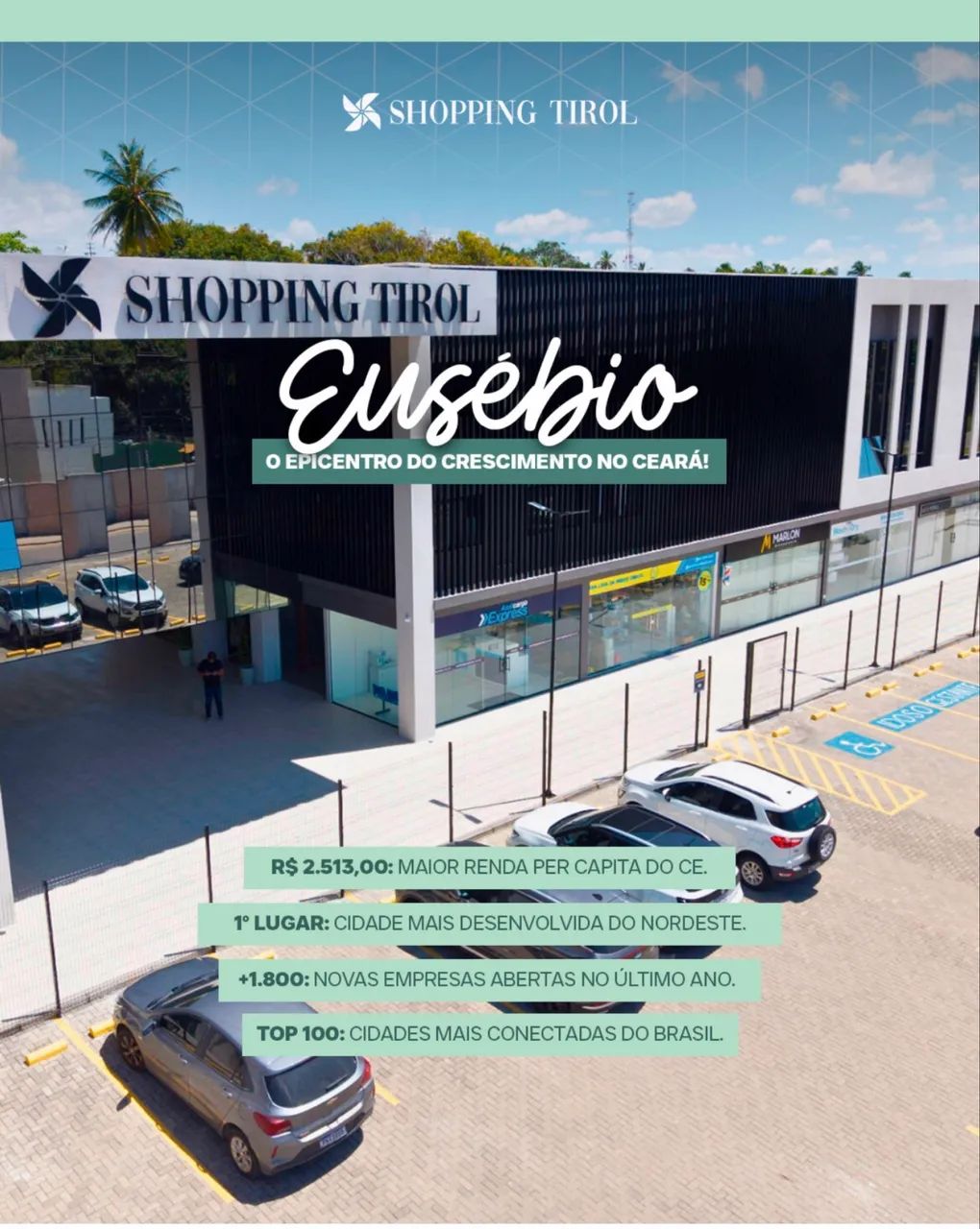 SALA PARA ALUGAR - REPASSE DE SALA- SHOPPING TIROL (EUSÉBIO/CE)  - Foto 3