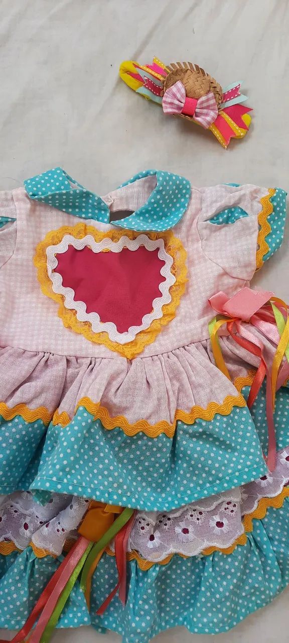 Vestido Junino Bebê 