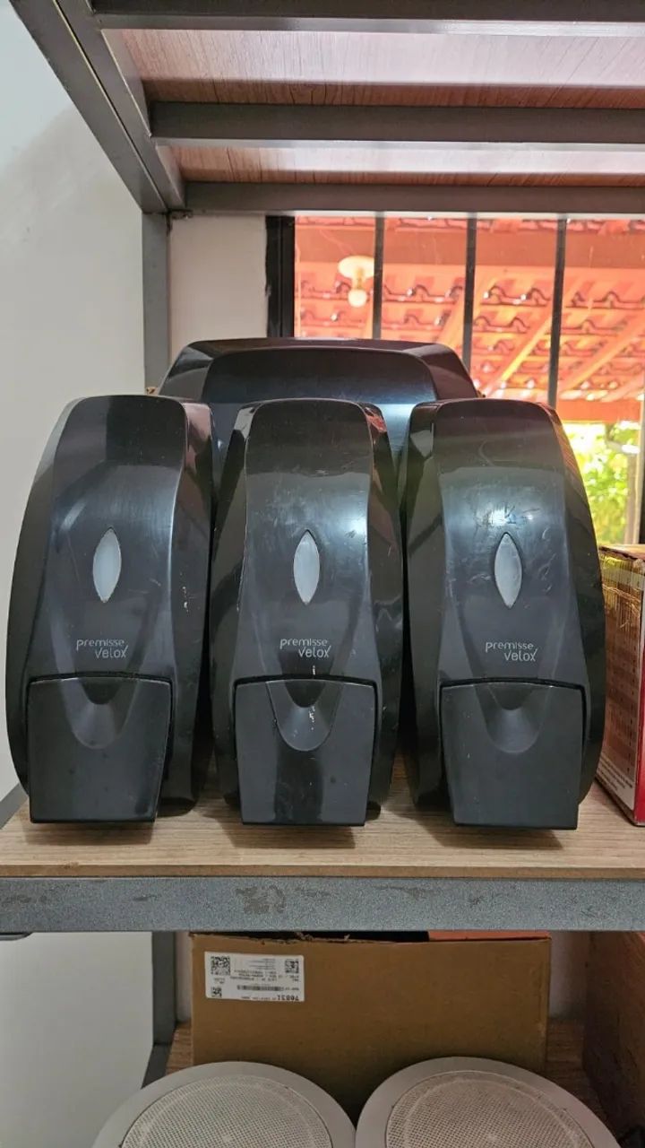 Kit Dispenser premisse velox, Papel e sabonete liquido