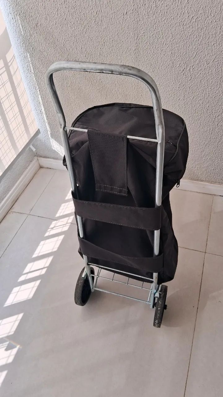 Carrinho de compras com rodinhas - Foto 3