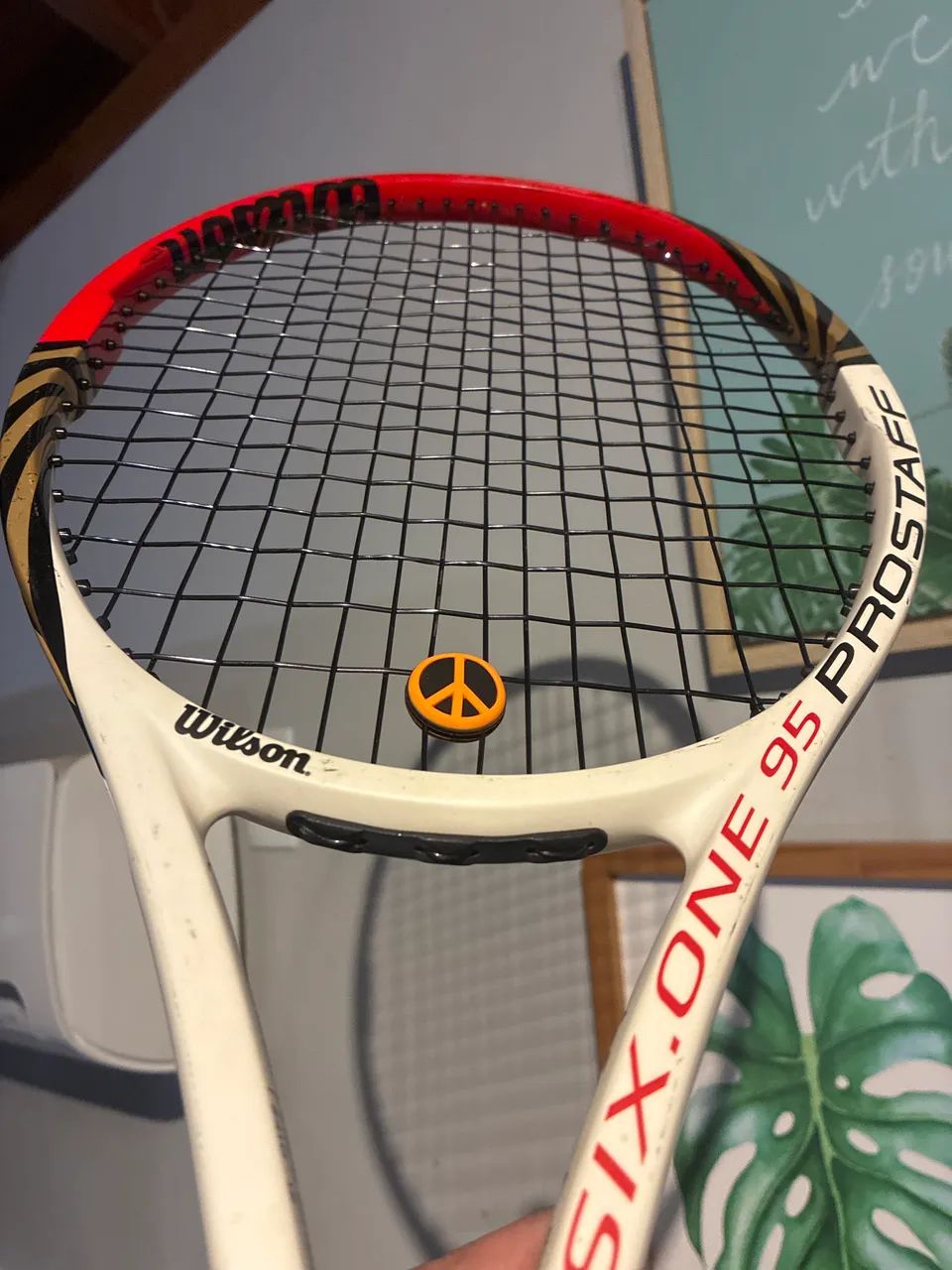 Raquete Wilson Pro Staff six.one 95 - Esportes de Quadra e Ao Ar