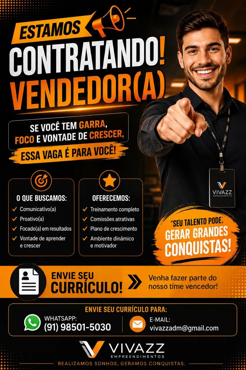 Estamos contratando!