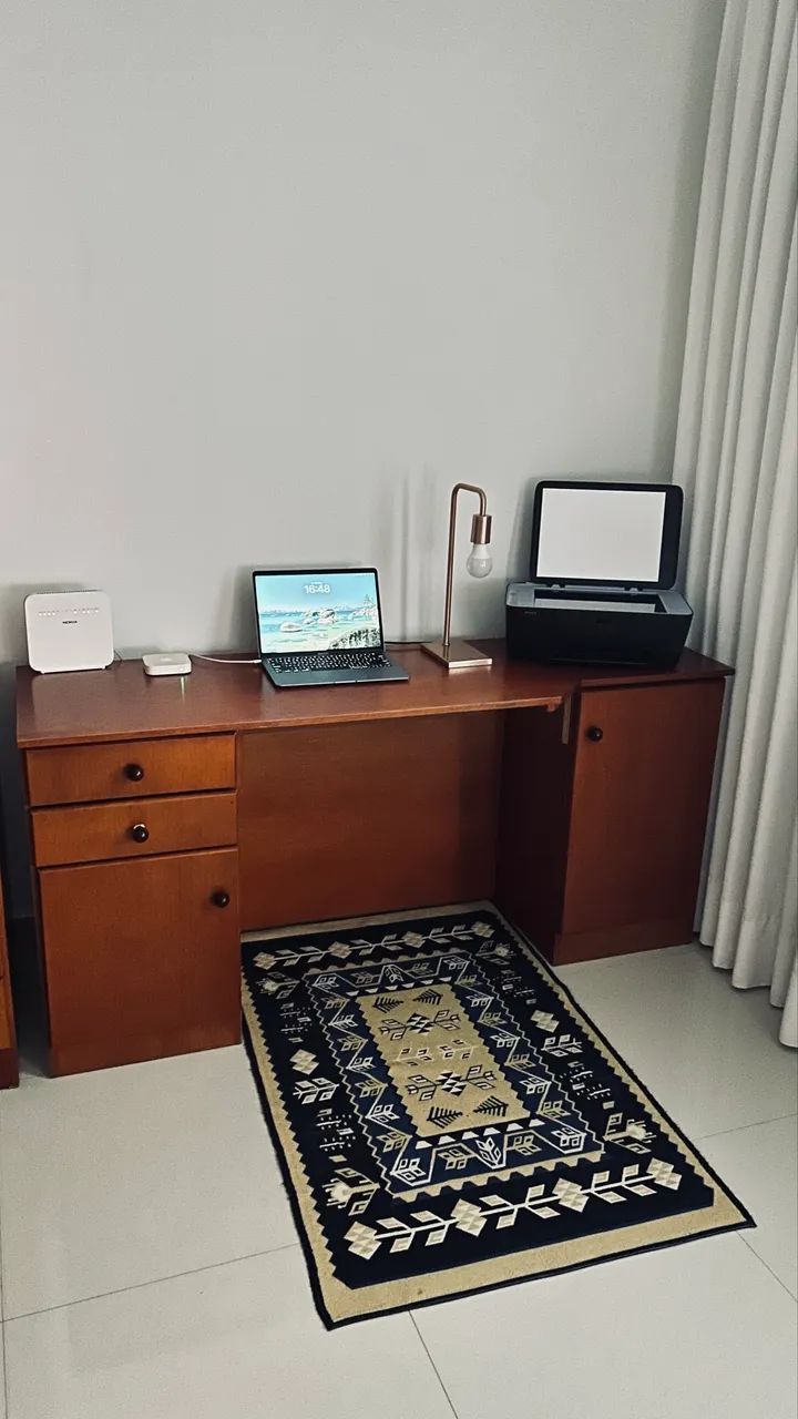 Bancada de computador em madeira  - Foto 2
