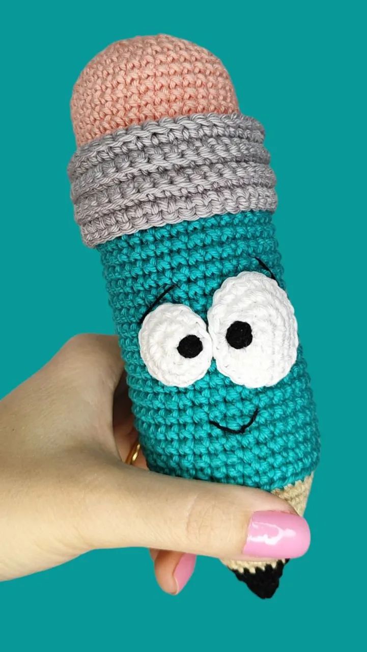 Lápis Amigurumi  - Foto 3