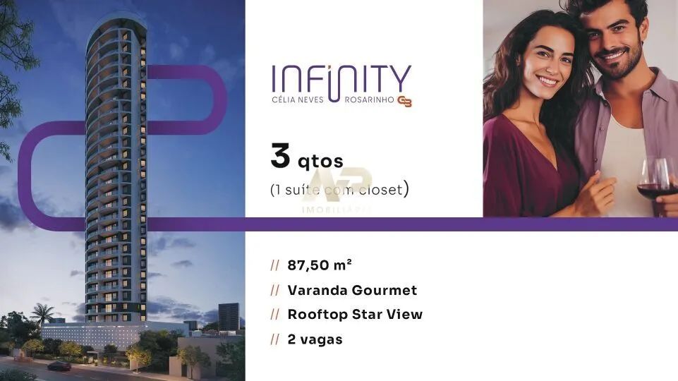 Apartamento com 3 Quartos em Torre Exclusiva e Lazer no Rooftop  87,5 m² de Conforto e Sof - Foto 8