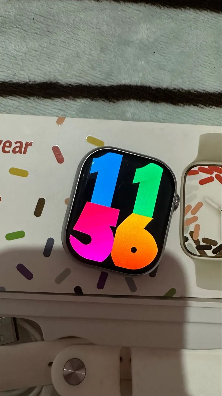 Relógio Watch 9 pro na cor silver 