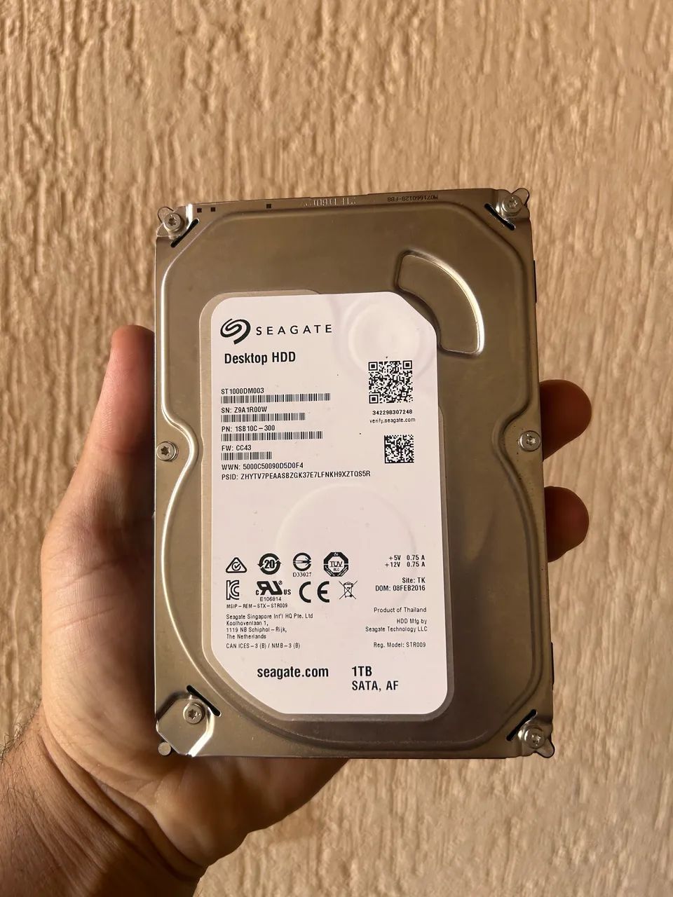 HD 1TB SEAGATE 7200 - SAUDÁVEL 