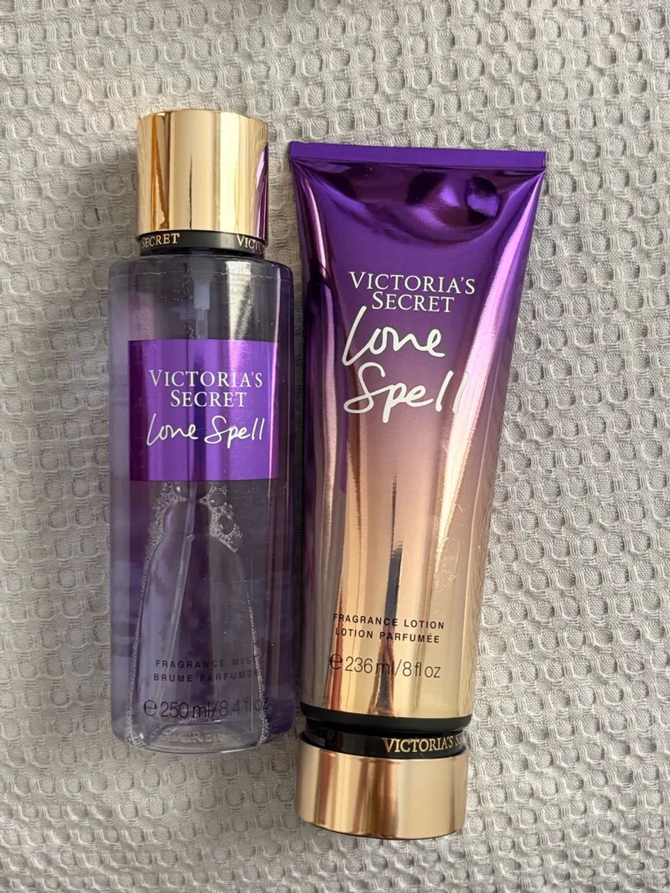 Conjunto body splash e creme corporal Victoria Secrets 