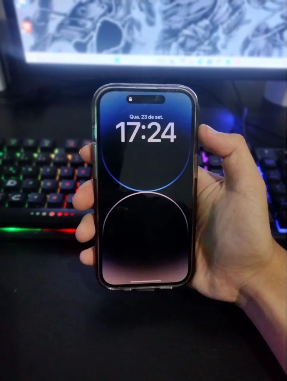 IPHONE 14 PRO 128GB + CAPINHA - Foto 2