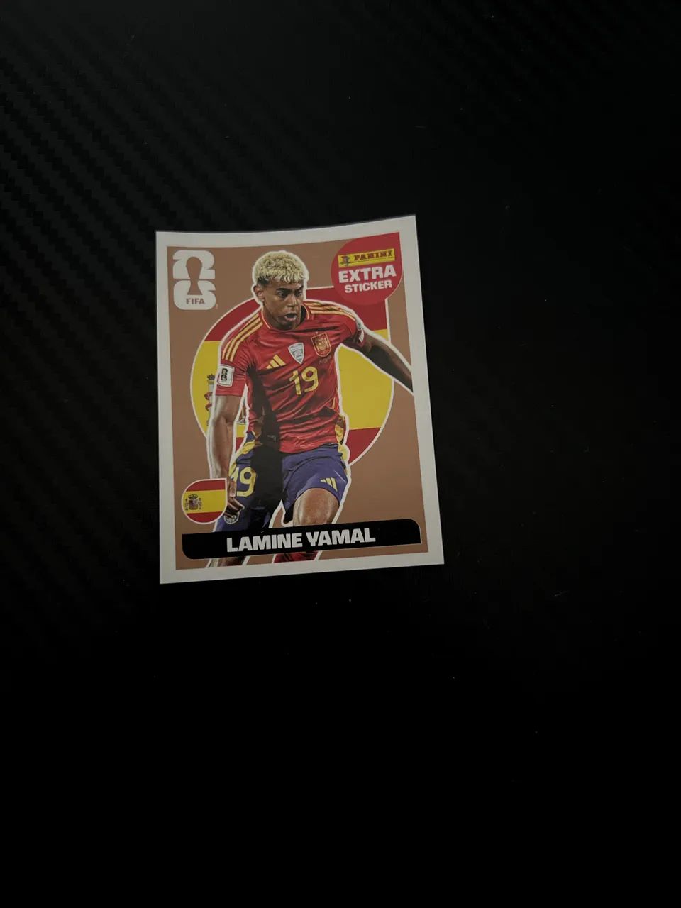 Figurinha bronze lamine yamal