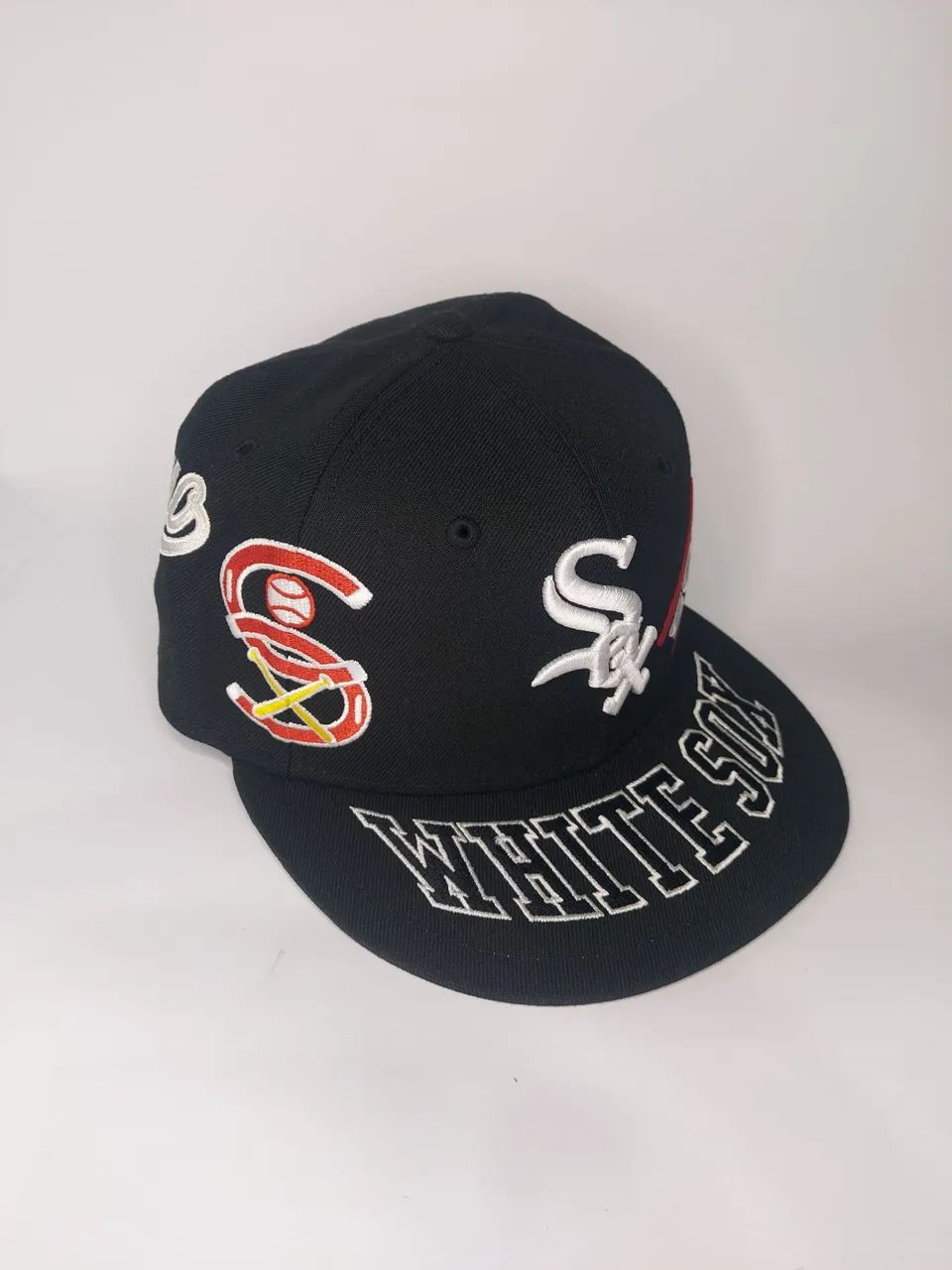 Boné Chicago white Sox preto - New Era - 59fifty - Baseball - Mlb - Foto 2