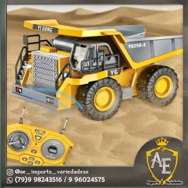 caçamba controle remoto