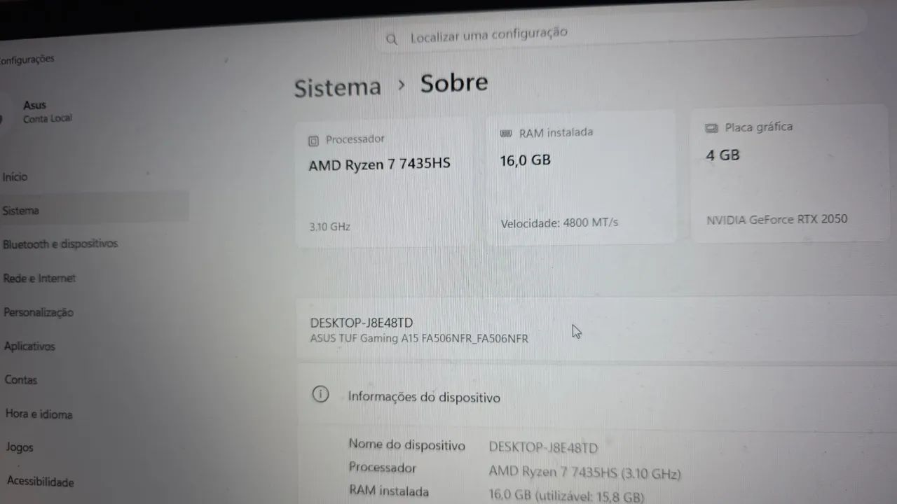 Notebook Gamer Ryzen 7 - Foto 3