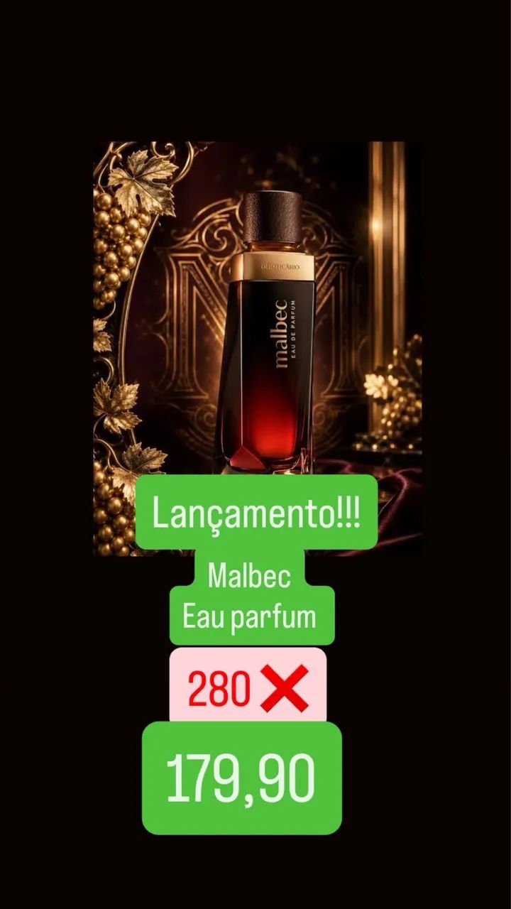 Malbec Eau parfum promoção 