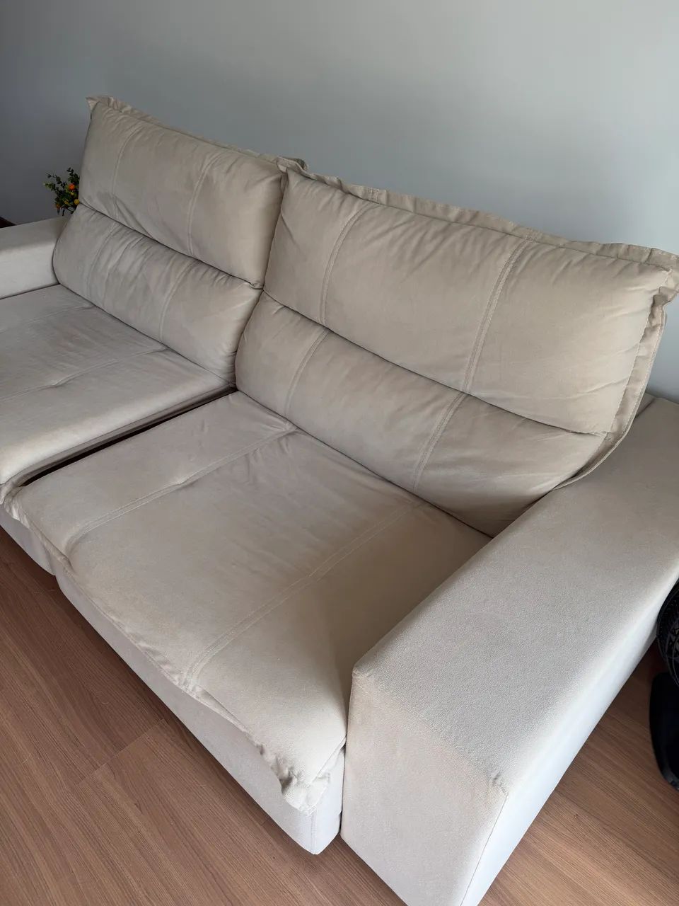 Sofa retratil grande de 2,50m. Estado seminovo.  - Foto 3