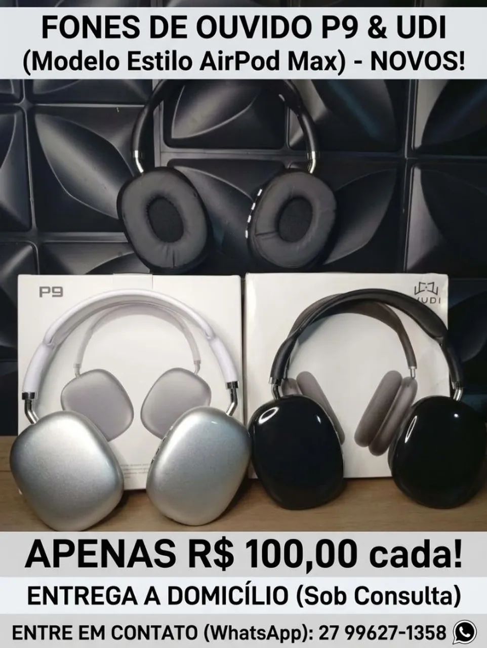 Fone de ouvido bluetooth 