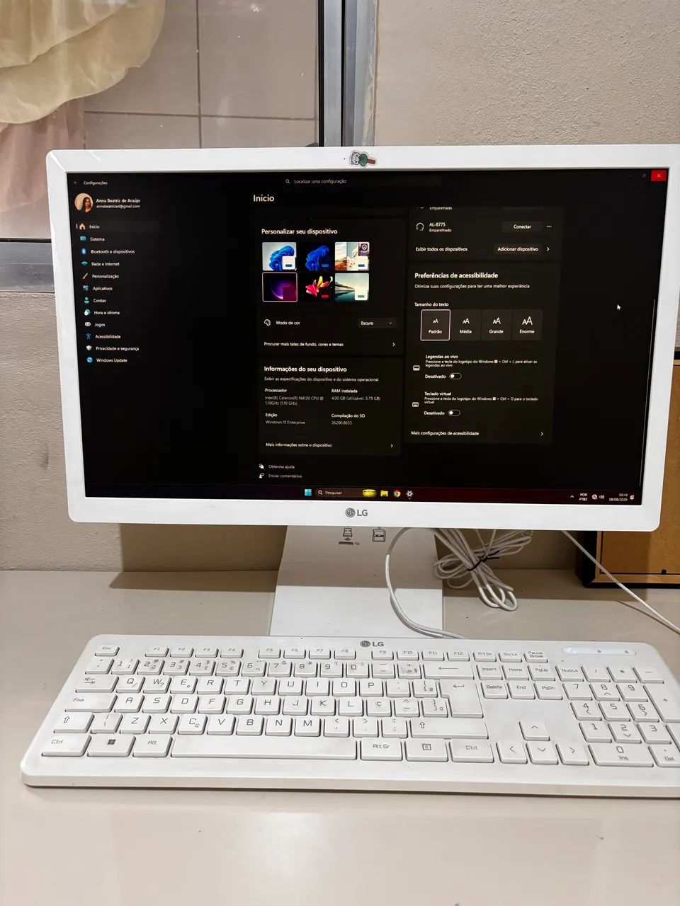 Computador LG All in One