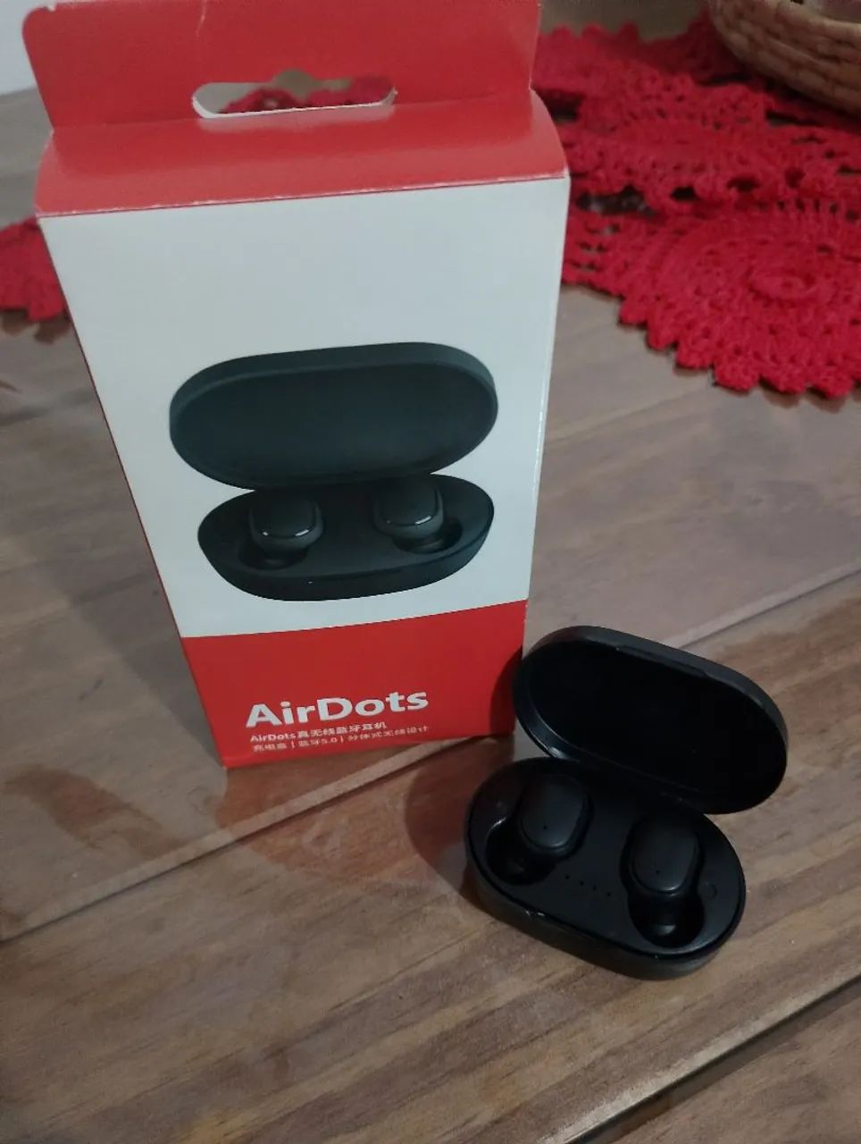 Fone AirDots bluetooth Novo ?