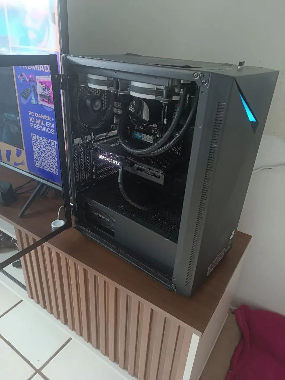 Pc gamer, Ryzen 7, rtx 3060, 32 memória RAM. - Foto 3