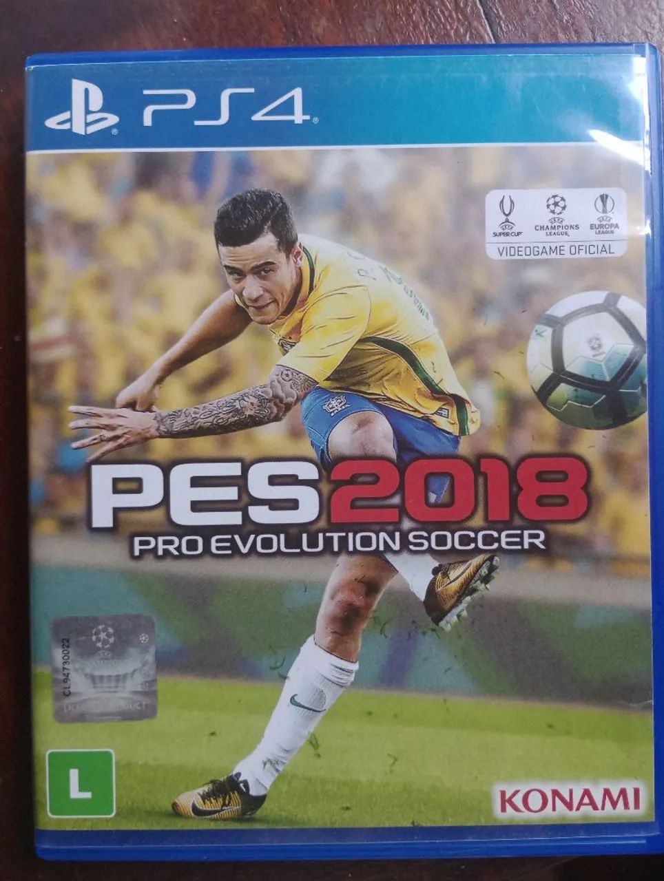 PÉS 2018- VERSÃO DE PS4