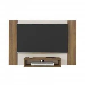 Painel Cine Pinho Ripado/Off White - Foto 4