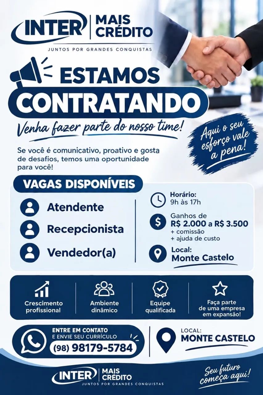 VAGA DE EMPREGO