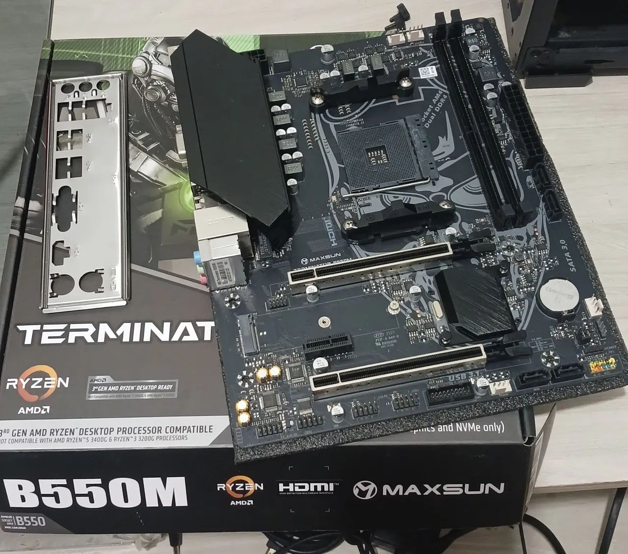 Placa Mãe MAXSUN B550M MS-Terminator - Foto 2