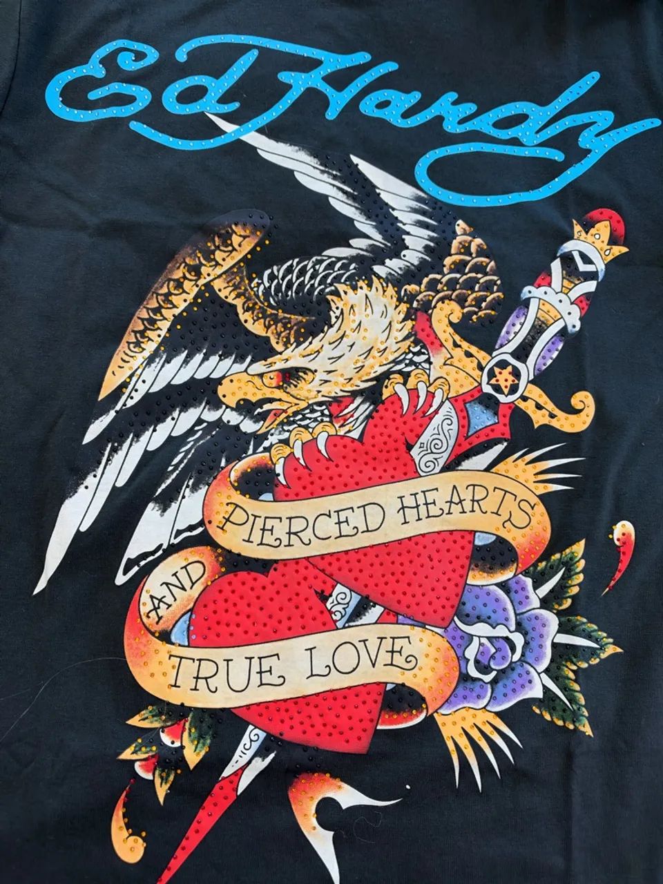 Camiseta masculina Ed Hardy original e nova  - Foto 4
