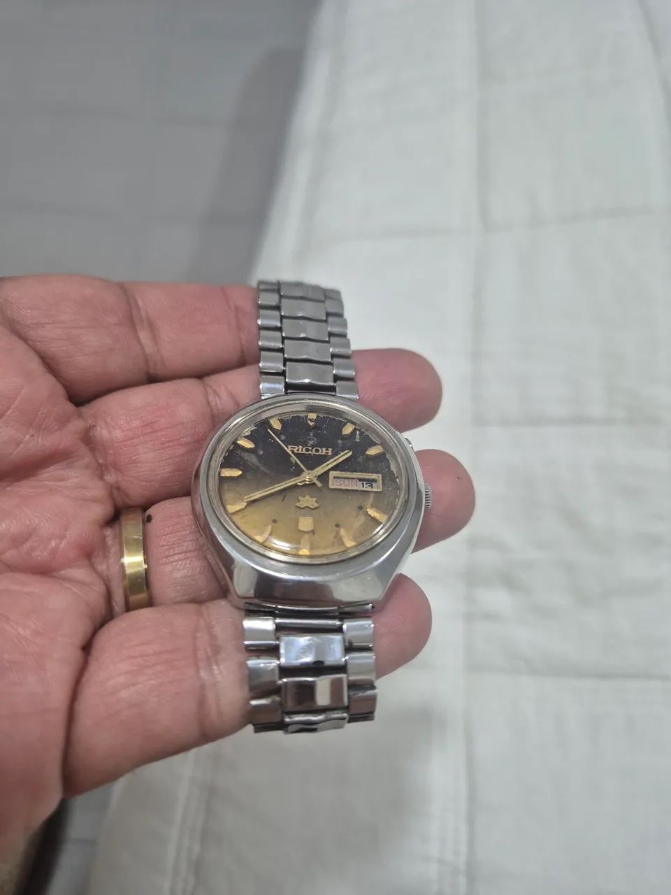 Relógio RICOH AUTOMÁTICO VINTAGE  -  TODO  REVISADO - Foto 4