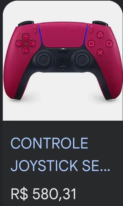 Controle PS5 dualsense Cosmic red Original.