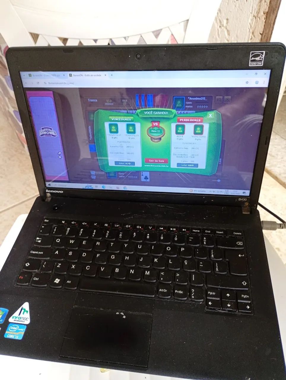 Notebook em perfeito estado motivo do preço baixo pois falta só esse valor para comprar um - Foto 4