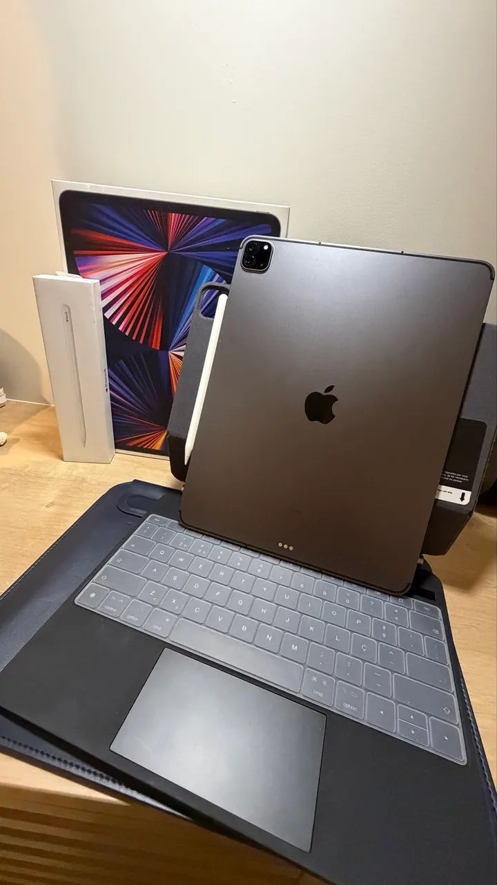 iPad Pro 12,9 polegadas (5ª Geração) Wi-Fi + Cellular + Apple Pincil 2G + CAPA - Foto 5