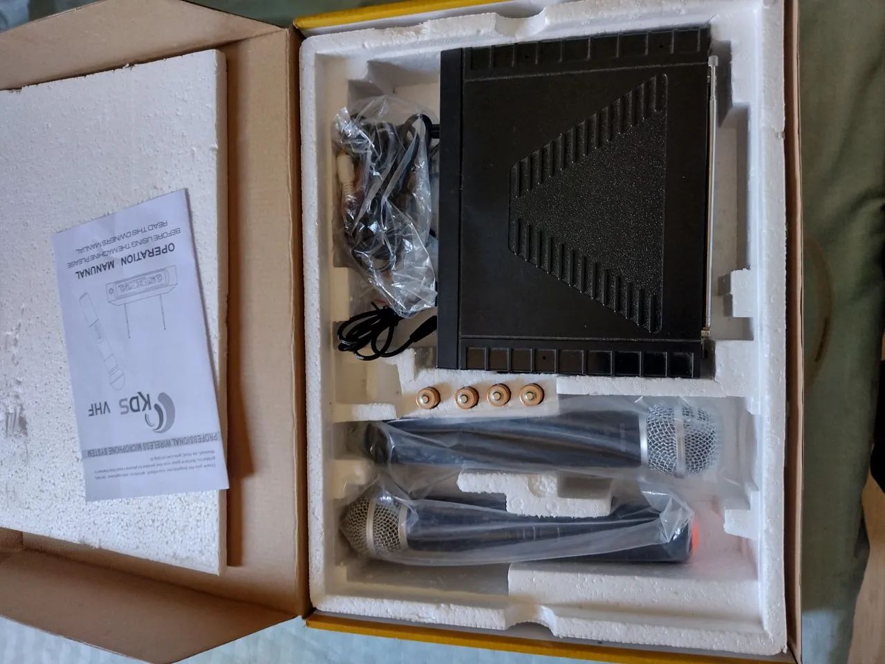 Par de microfone sem fio kds pouco usado  - Foto 2