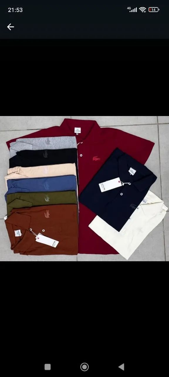 camisas gola polo plus sizes do g1 ao g8