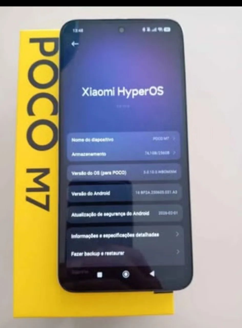 Poco M7 256GB + 8GB RAM | Preço Negociável