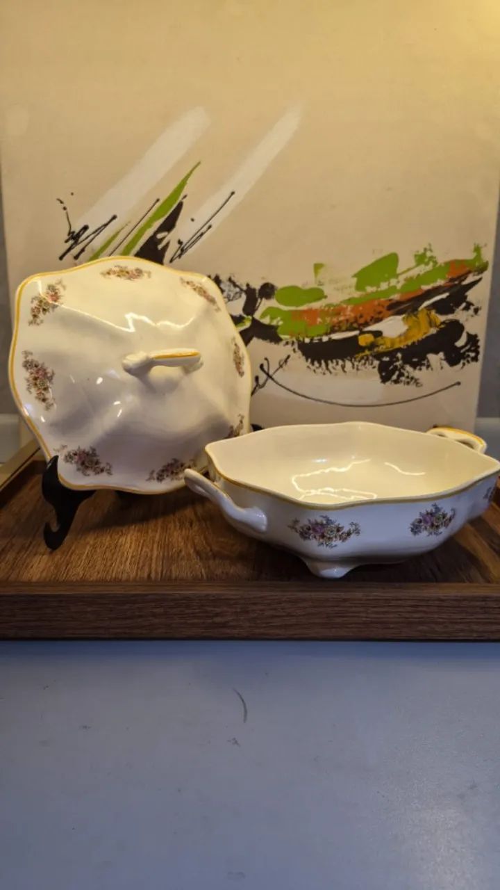 SOPEIRA DE PORCELANA VINTAGE - Foto 3