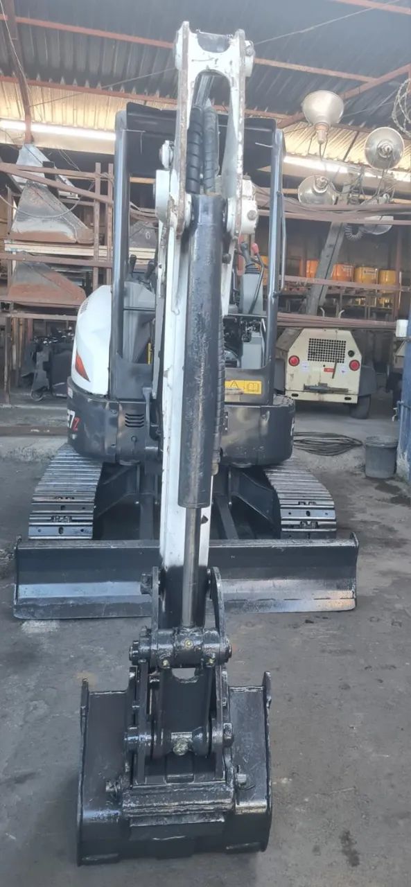 Mini Escavadeira Bobcat Mod. E27z Ano 2022 916.1h + Aço - Foto 4