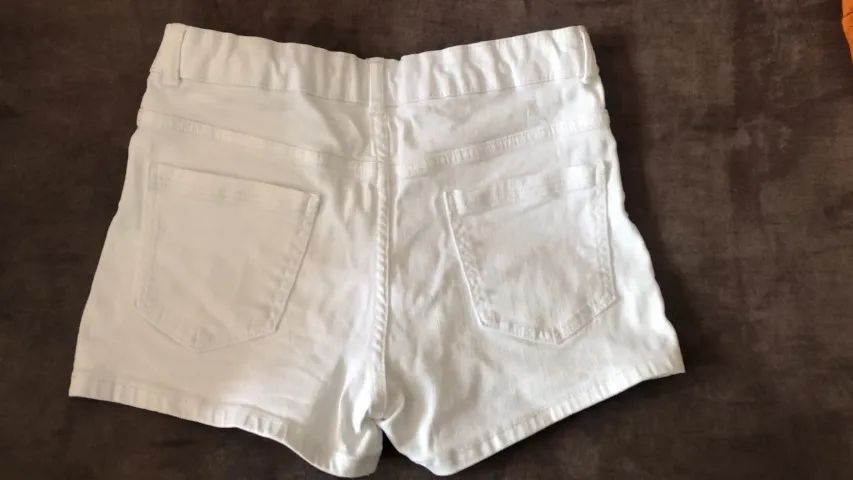 Short Branco Zara tam 13 - Foto 2