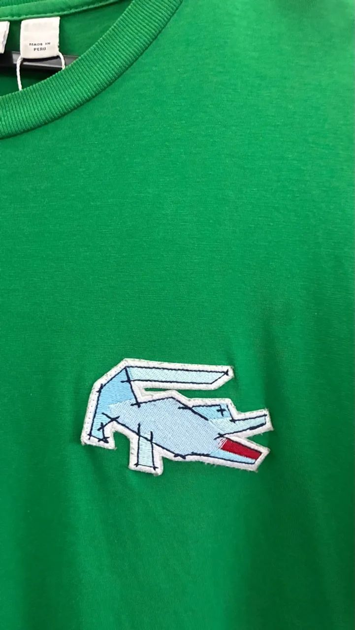 camiseta verde lacoste original  - Foto 3