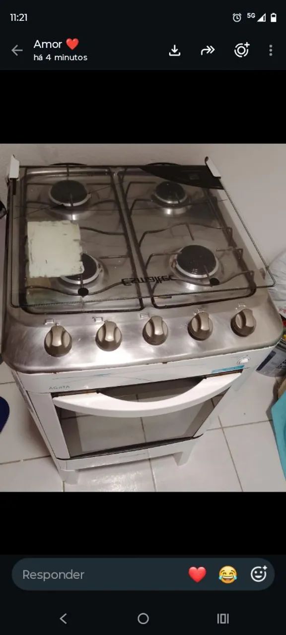 Fogão pra vender funcionando tudo  - Foto 4
