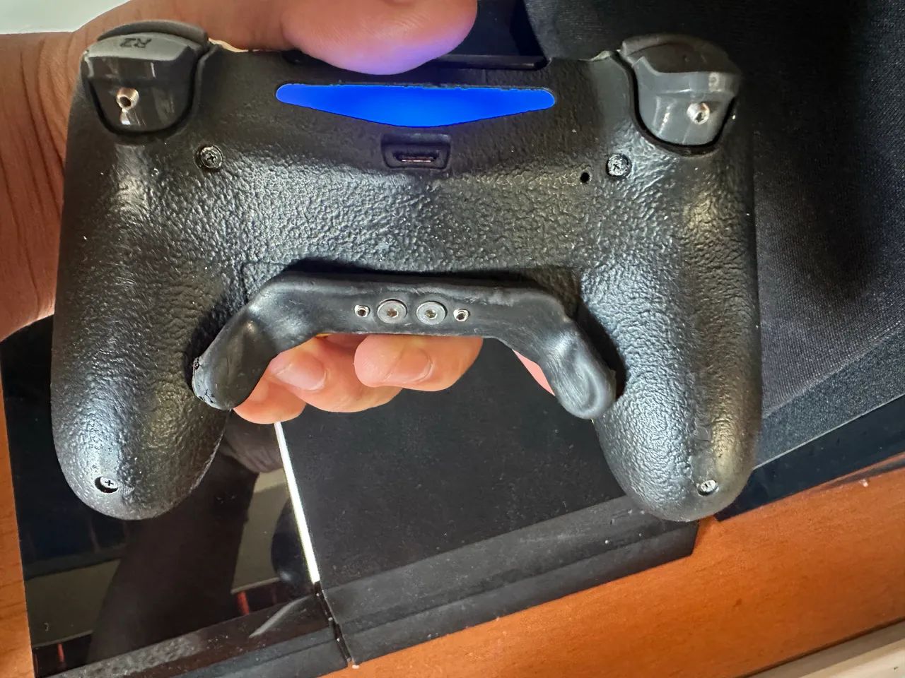PS4 desbloqueado + controle com paddle shift original - Foto 2