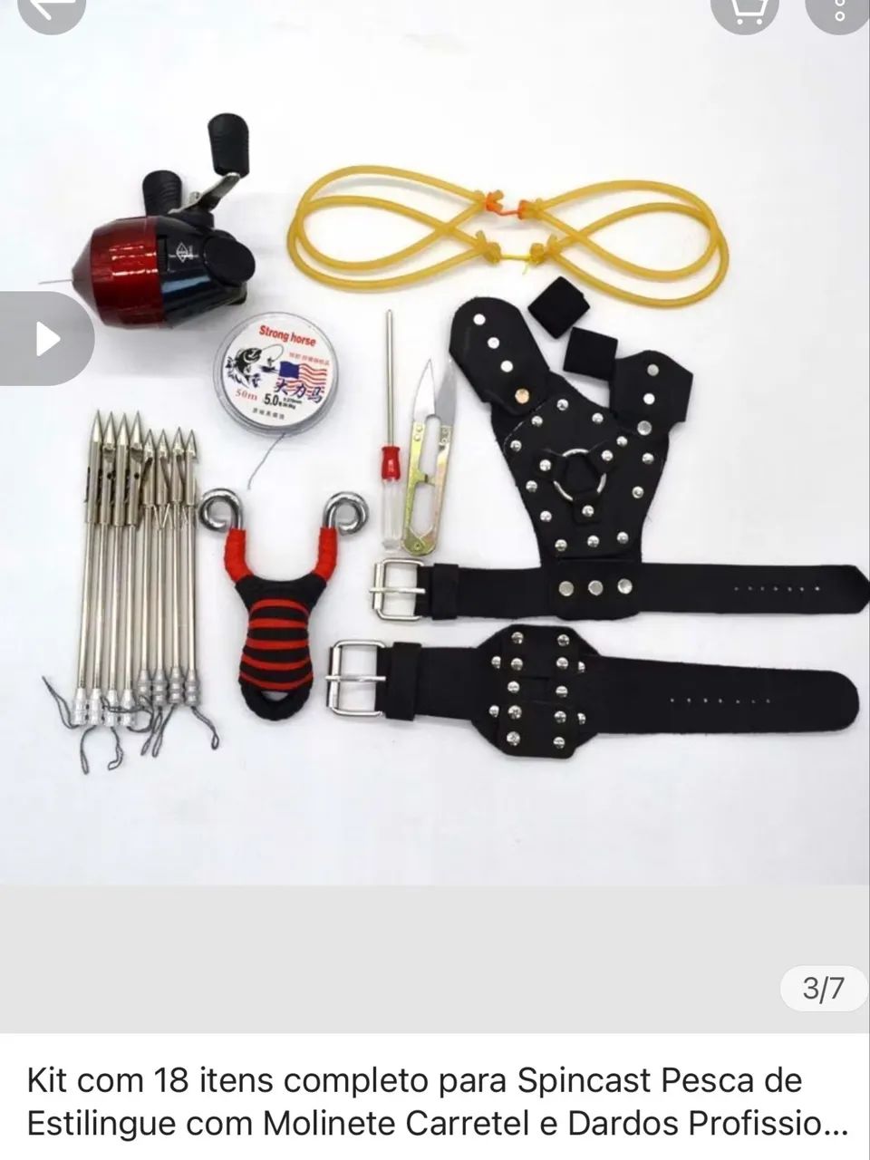 Kit pesca com 18 itens  - Foto 3