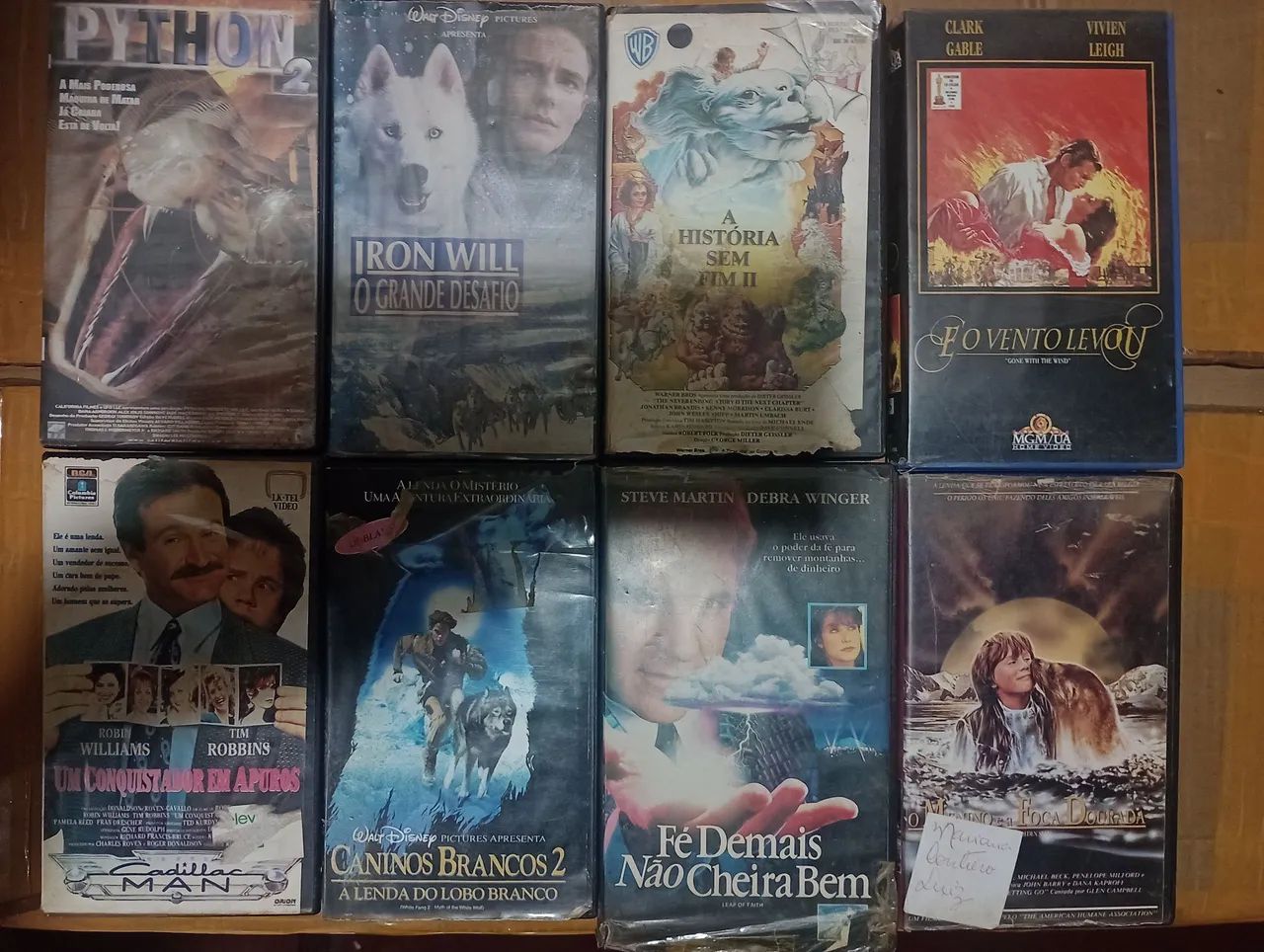 Lote filmes Vhs