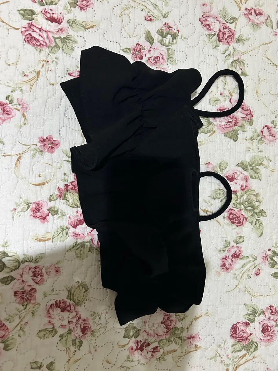 Kit cropped preto e laranja  - Foto 3