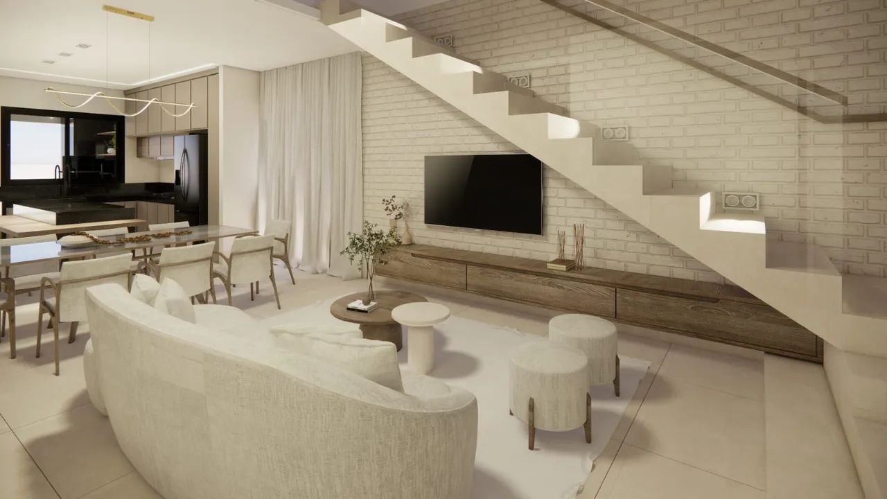 Casa em construção, Ampla e Sofisticada em Dois Pavimentos no Terras Alpha - Foto 2