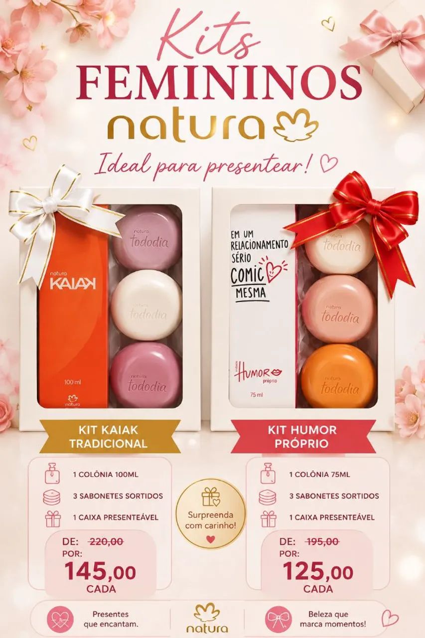 Kits Natura Boticário e Jequeti  - Foto 4