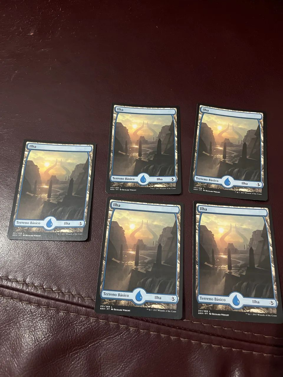 25 Terrenos Básicos Arte Estendida de Magic the Gathering em Português  - Foto 5