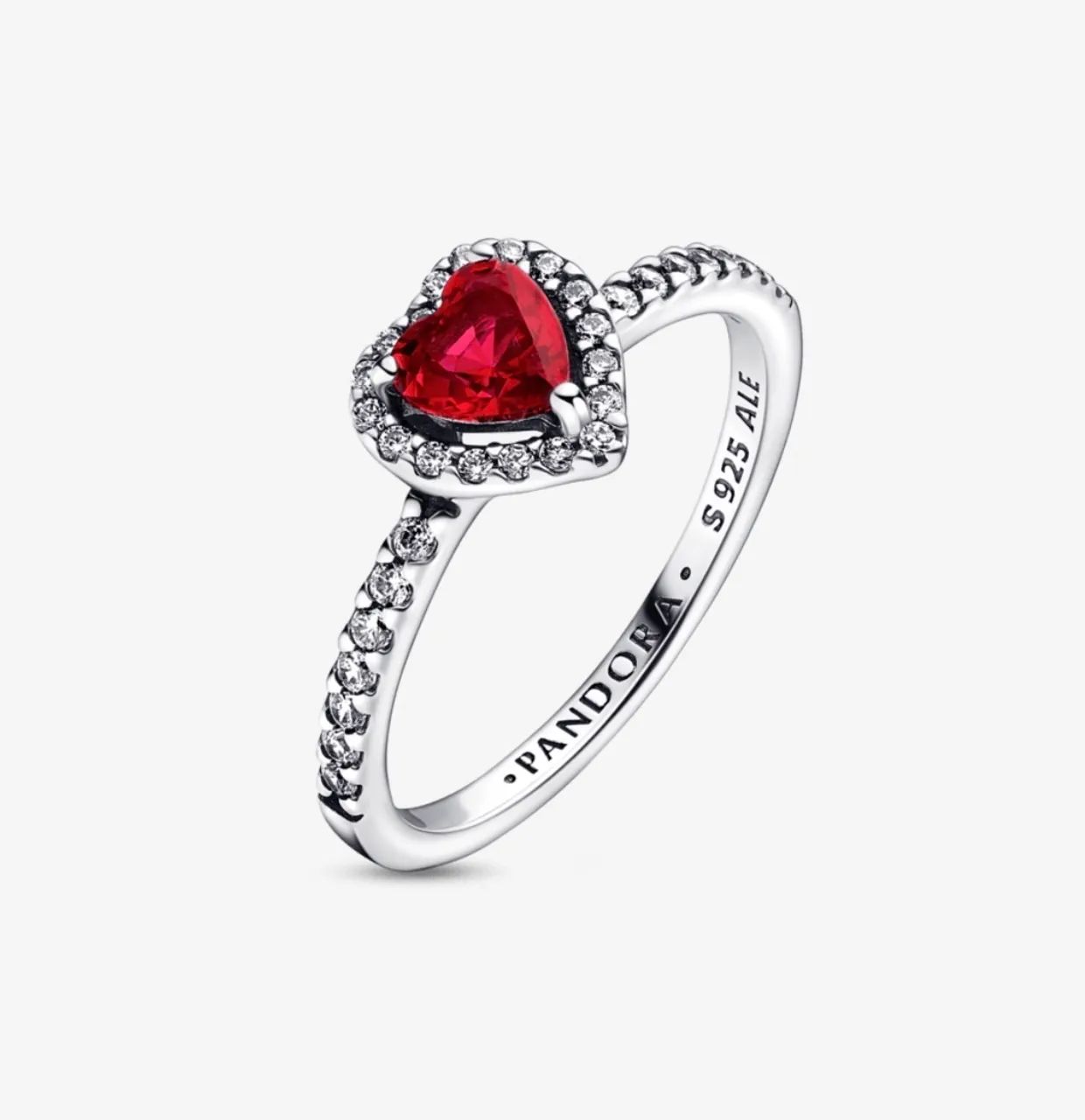 Conjunto Pandora coração vermelho brilhante  - Foto 3