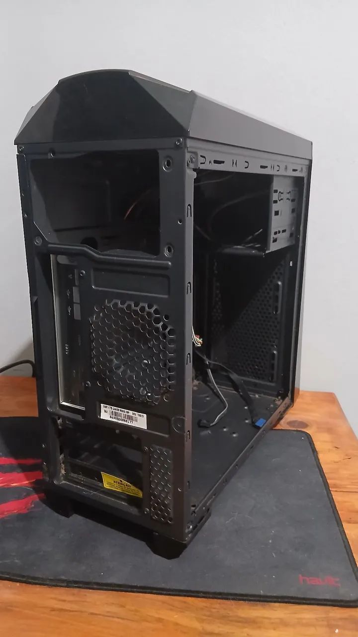 Gabinete Gamer MID-TOWER Preto - Foto 5